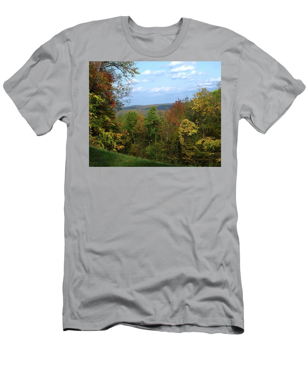 Foliage T-Shirt featuring the photograph Bristol Hills Fall Foliage by Flinn Hackett