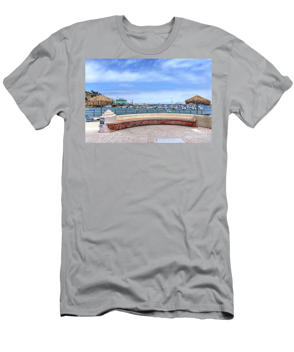 Catalina T-Shirt featuring the photograph Catalina Island View by Eddie Yerkish