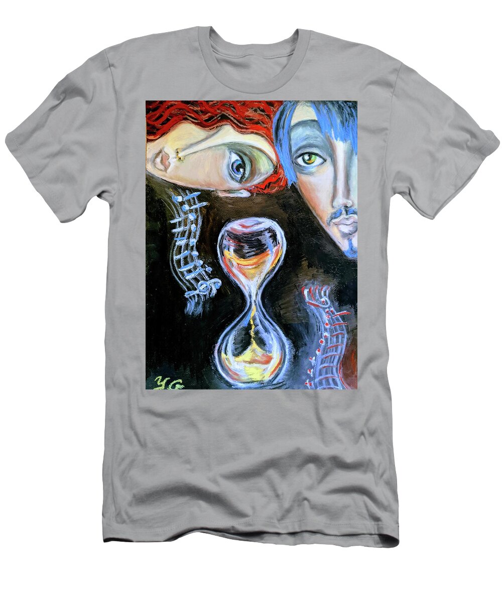 Life T-Shirt featuring the painting C'est La Vie by Yana Golberg