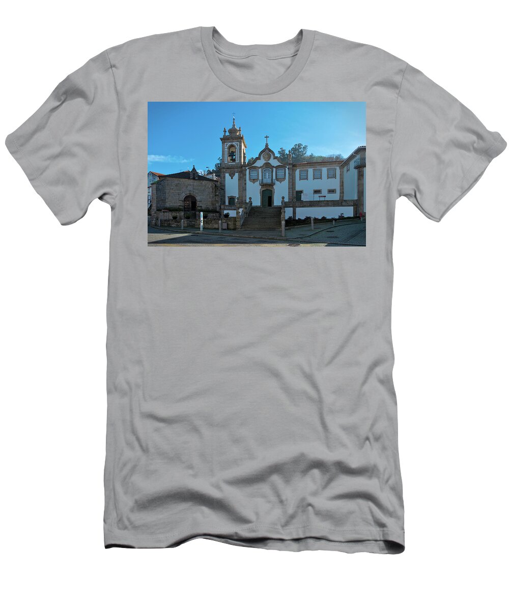 Seia T-Shirt featuring the photograph Church of Misericordia in Seia by Angelo DeVal