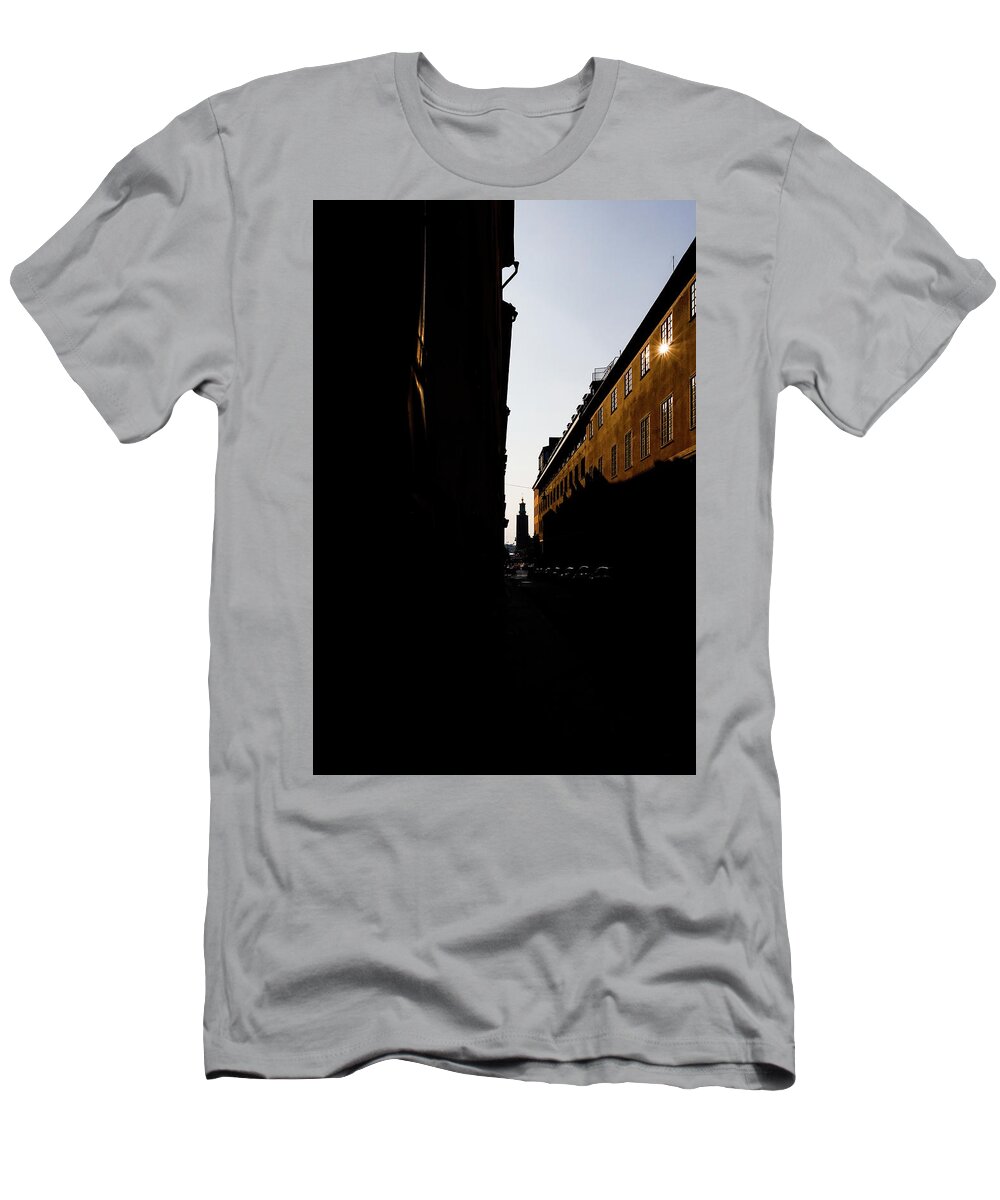 Europe T-Shirt featuring the photograph City Hall Stockholm by Alexander Farnsworth