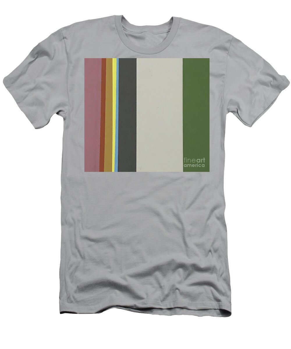 Original Art Work T-Shirt featuring the mixed media Color Illusion #7 by Theresa Honeycheck