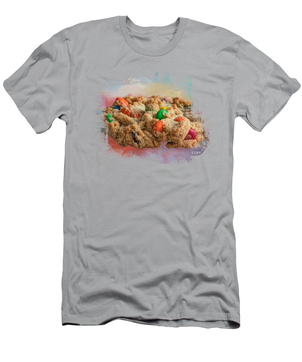 Macro T-Shirt featuring the photograph Colorful Candy Cookie by Elisabeth Lucas