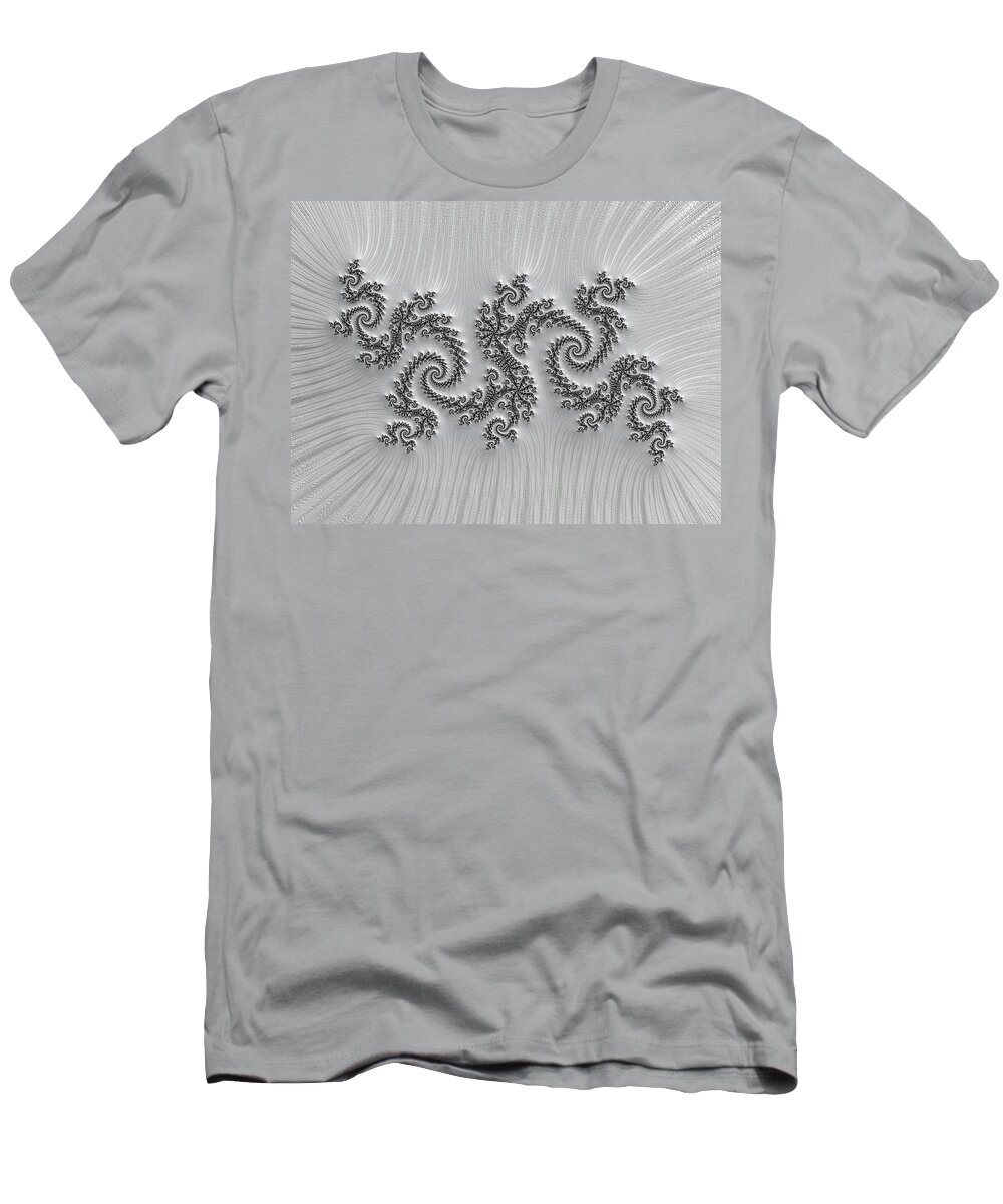 Abstract T-Shirt featuring the digital art Dancing Dragon by Manpreet Sokhi