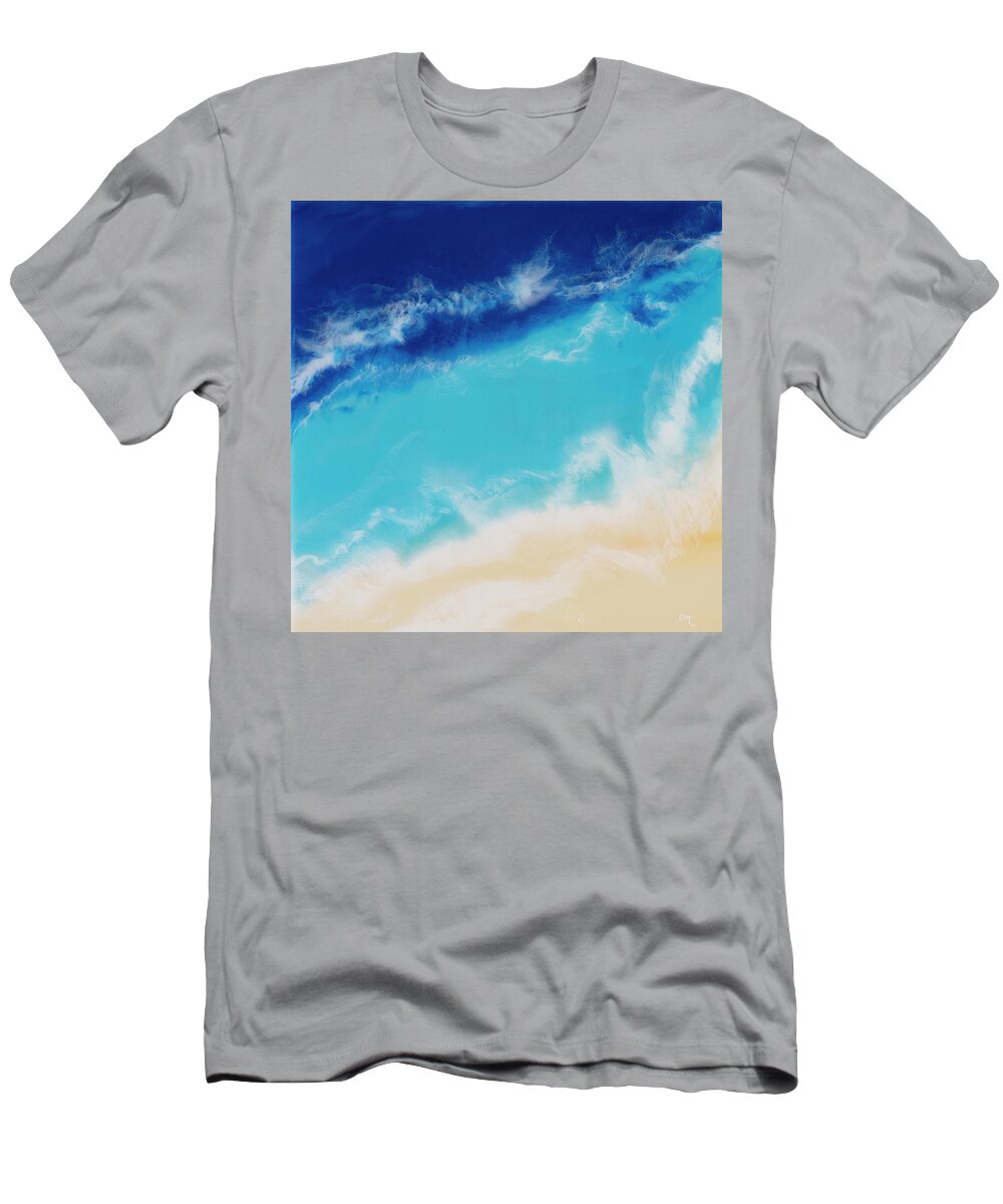 Beach T-Shirt featuring the painting Del Mar by Tamara Nelson