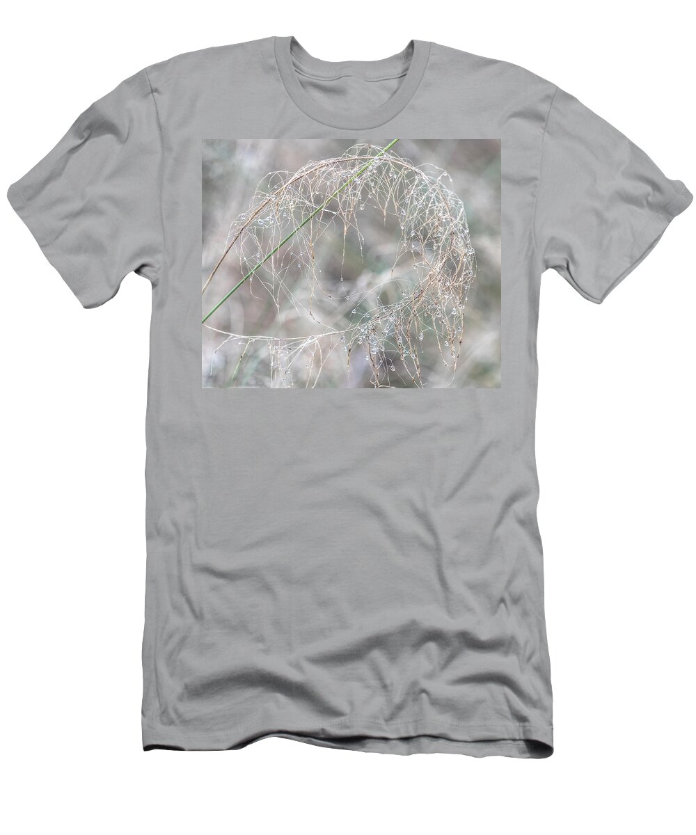 Water T-Shirt featuring the photograph Dew Drops by Betty Eich