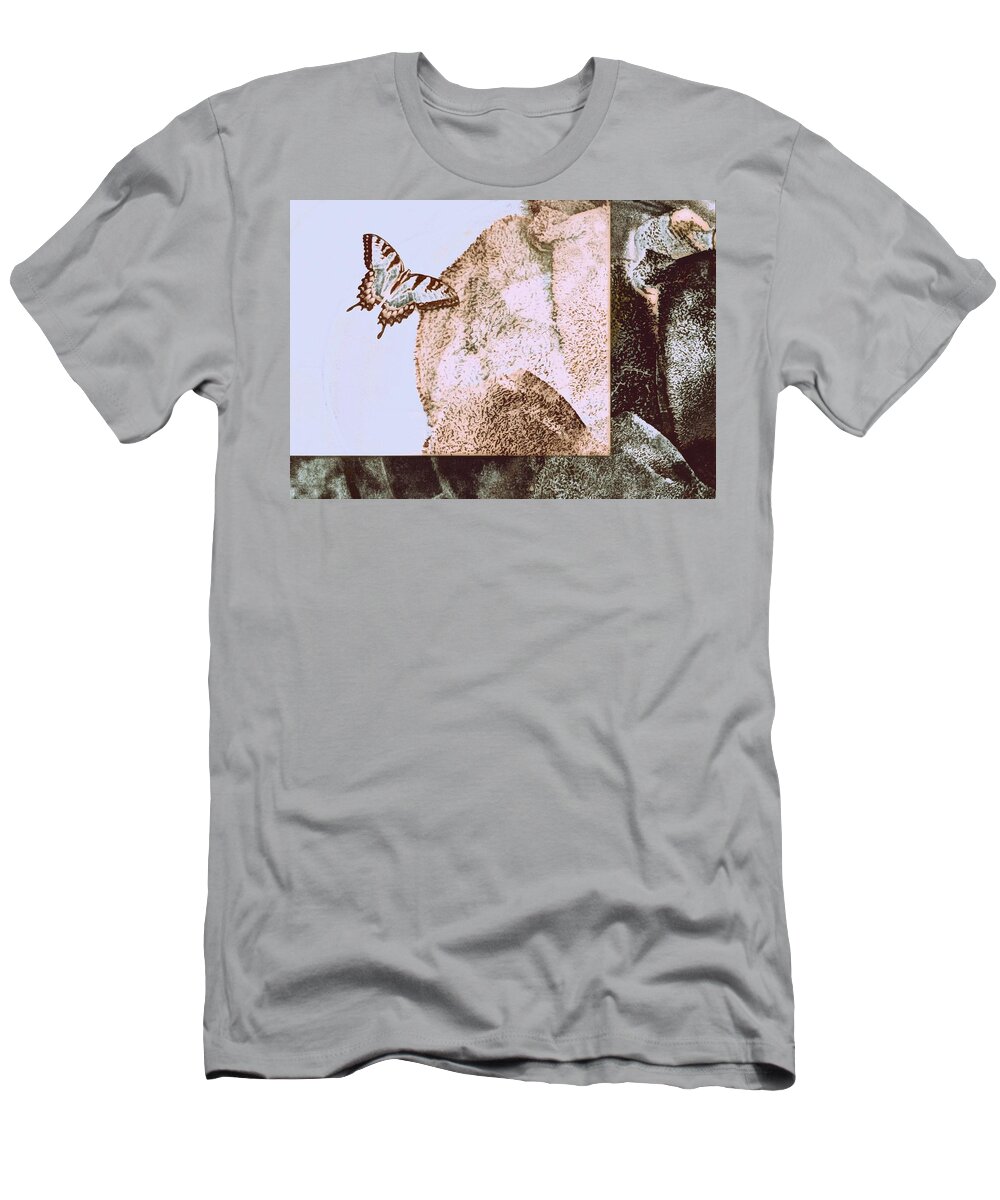 Butterfly T-Shirt featuring the photograph Discovery by Andy Rhodes