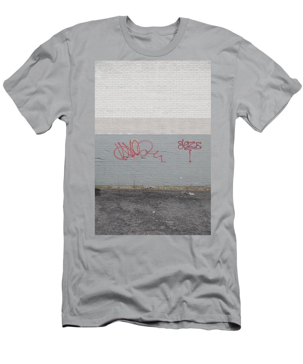 Urban T-Shirt featuring the photograph Dull Layers by Kreddible Trout
