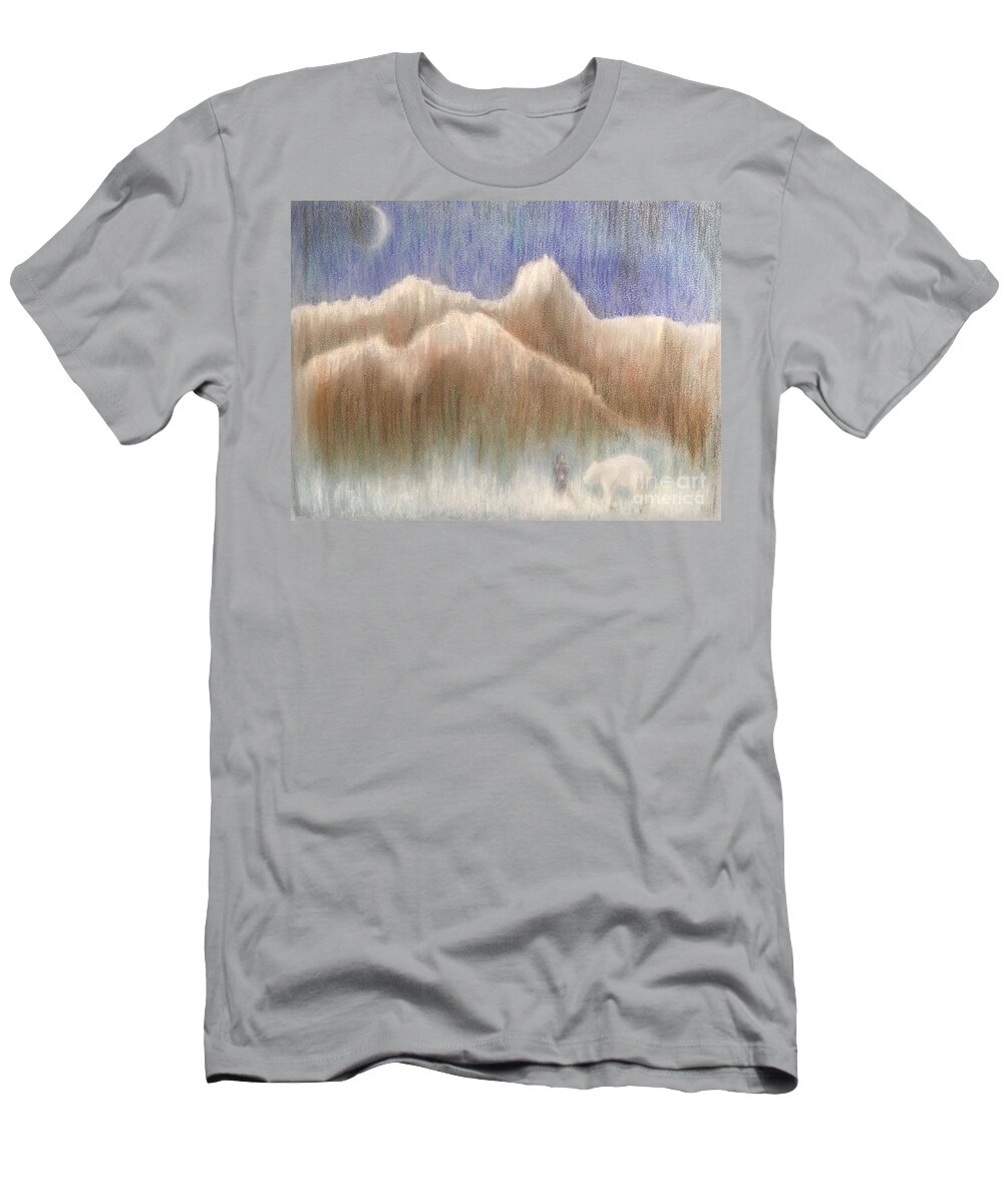 Fairy Tale T-Shirt featuring the drawing East of the Sun, West of the Moon by Christine Jepsen