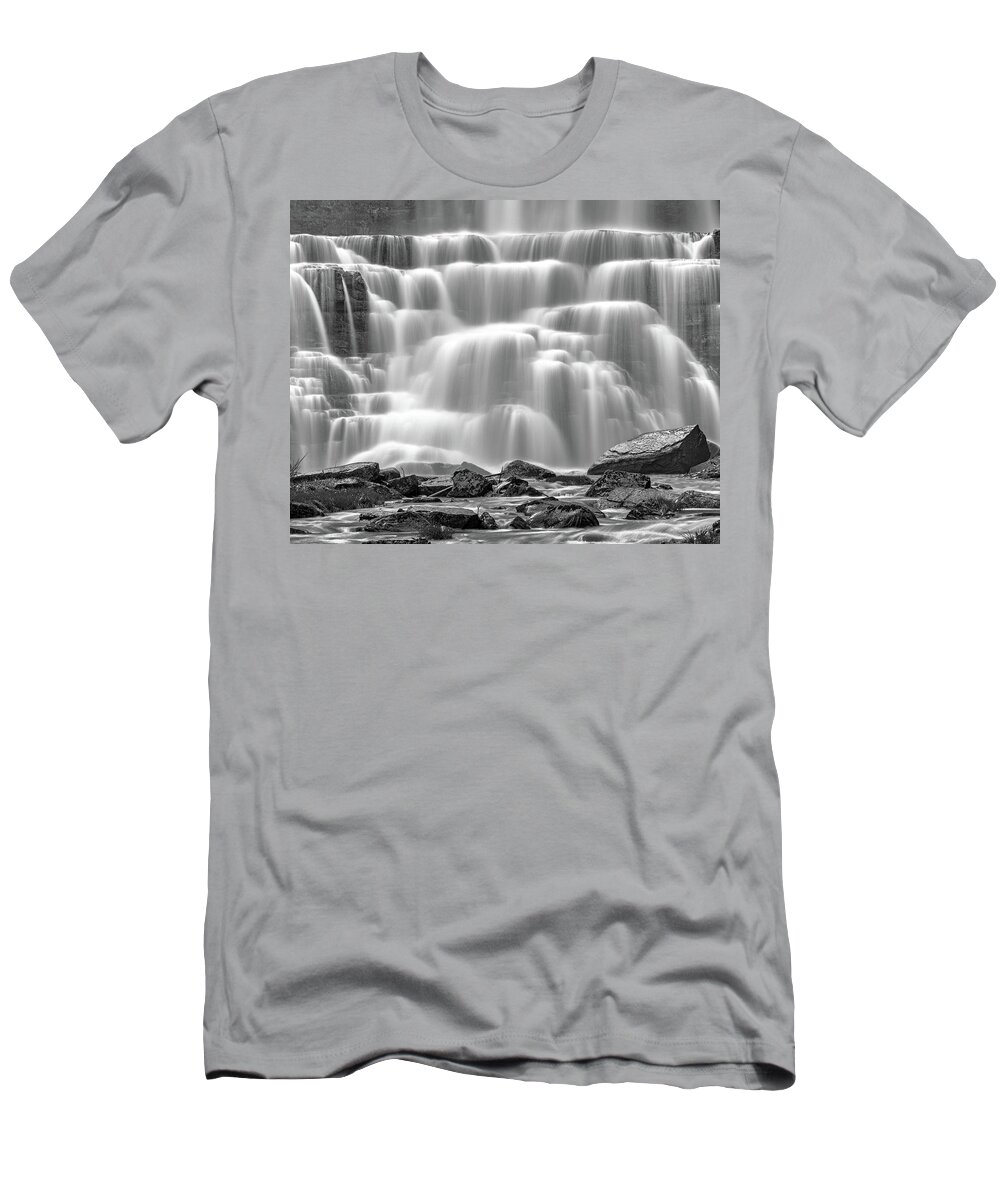 Chittenango Falls T-Shirt featuring the photograph Falling Water by Rod Best