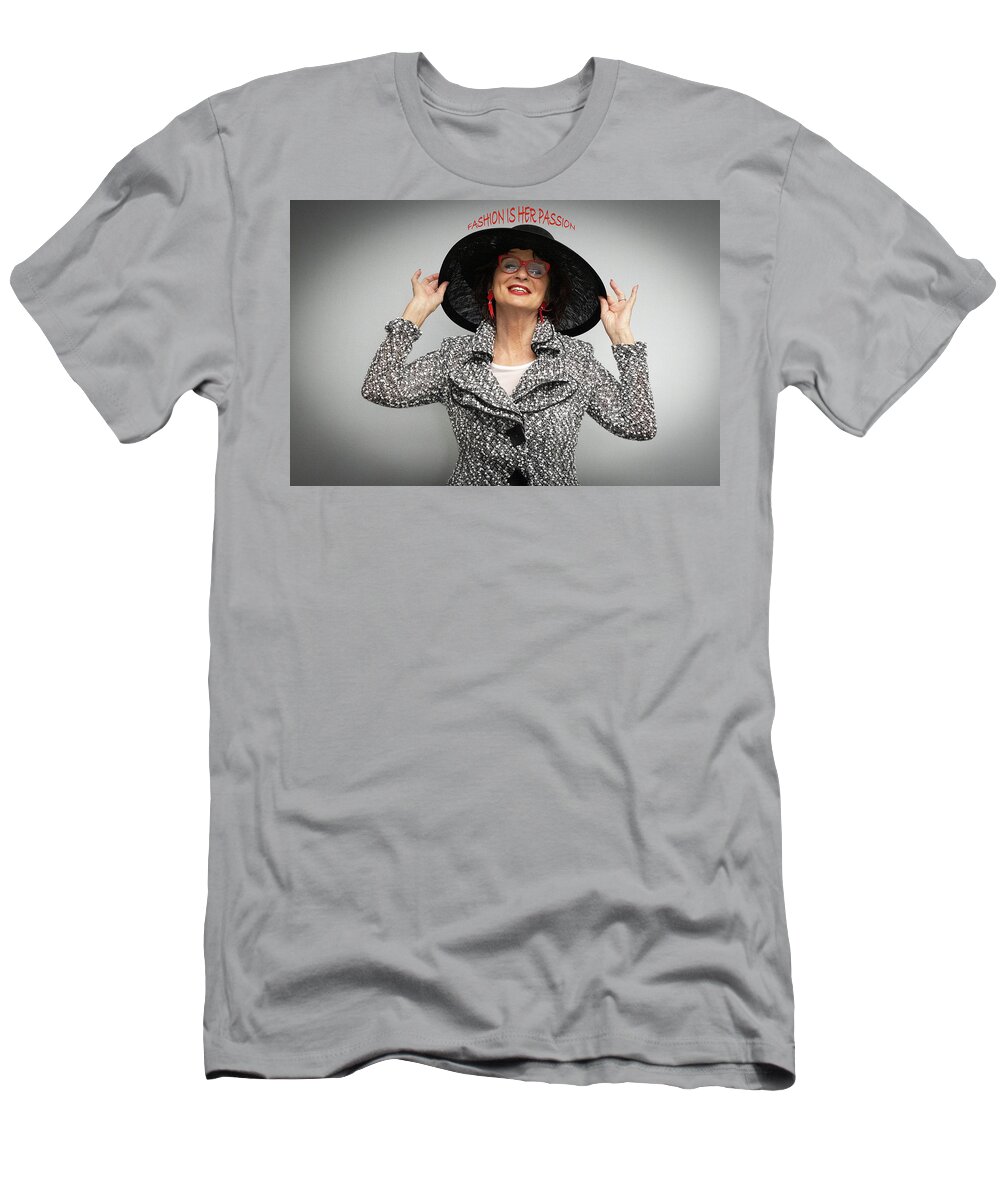 Fashion T-Shirt featuring the photograph Fashion Is Her Passion by Bonnie Colgan