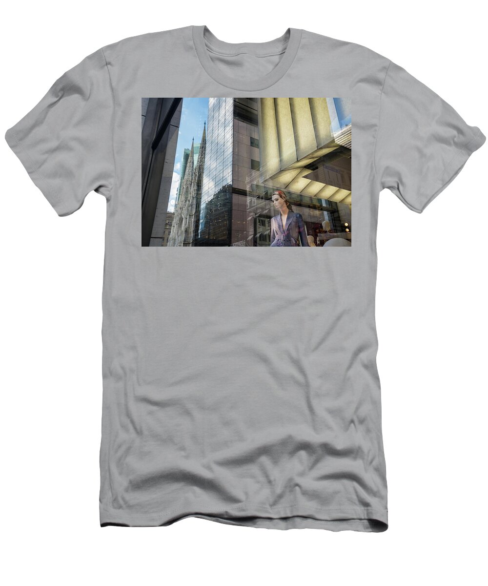 Dreams T-Shirt featuring the photograph Fifth Avenue Dreams by Alex Lapidus