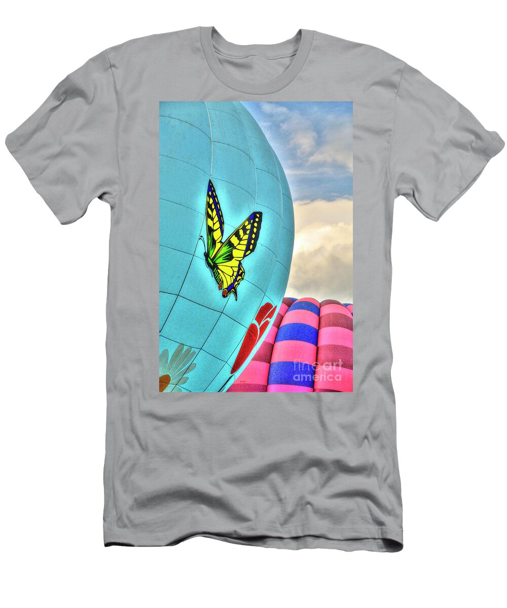 Hot Air Balloon T-Shirt featuring the photograph Flight by Randall Dill