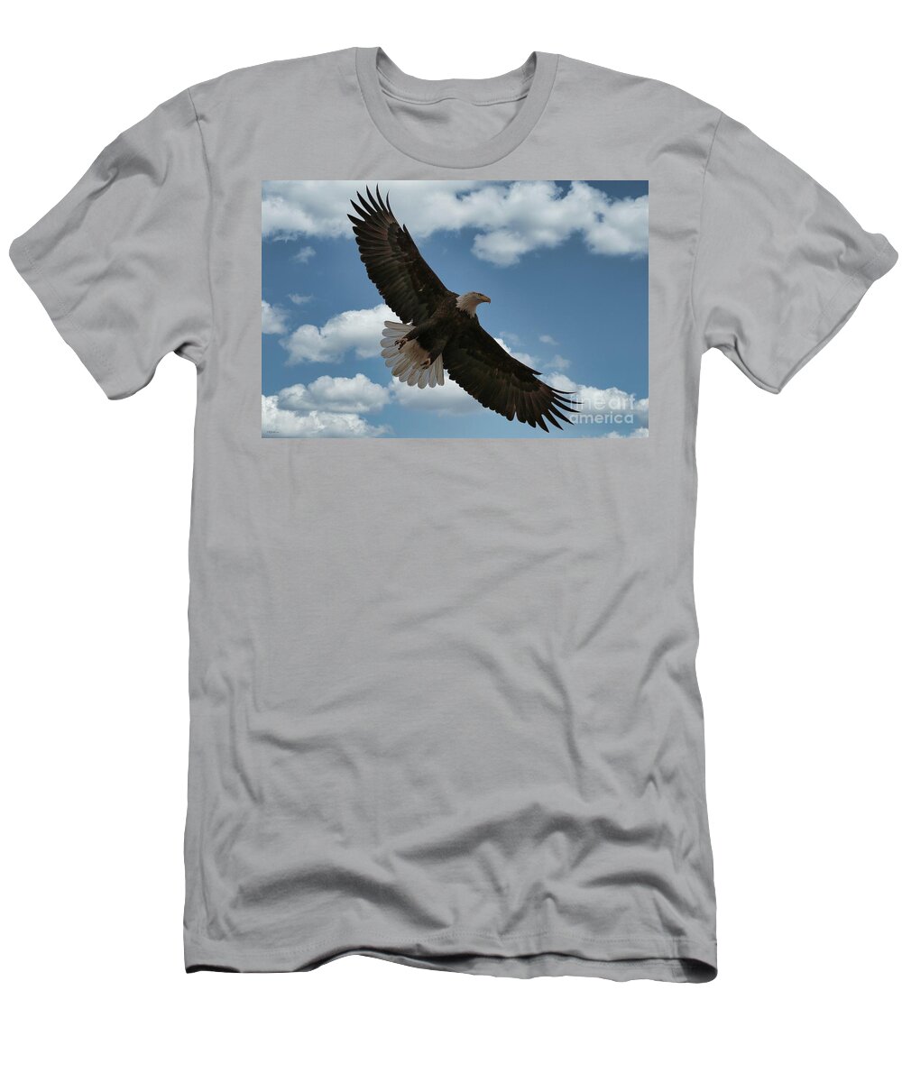 Eagle T-Shirt featuring the photograph Flight by Veronica Batterson