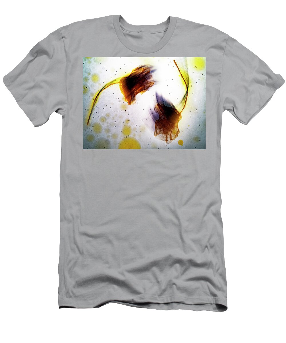 Poppy T-Shirt featuring the photograph Floating dancers by Al Fio Bonina
