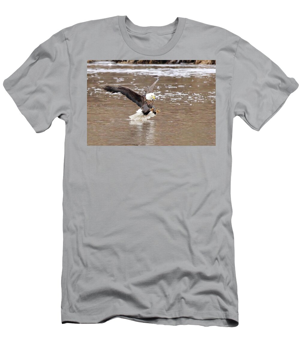 Bird T-Shirt featuring the photograph Focus by Lens Art Photography By Larry Trager