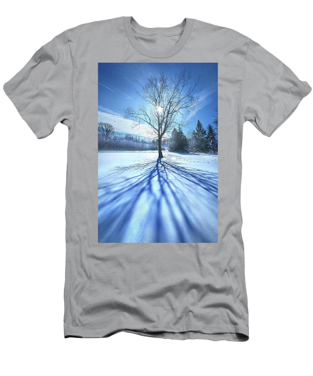 Portrait T-Shirt featuring the photograph From Earth to Sky by Phil Koch