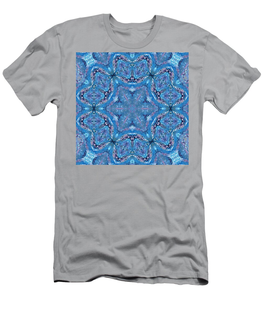 Pouring T-Shirt featuring the digital art Galaxy - Kaleidoscope by Themayart