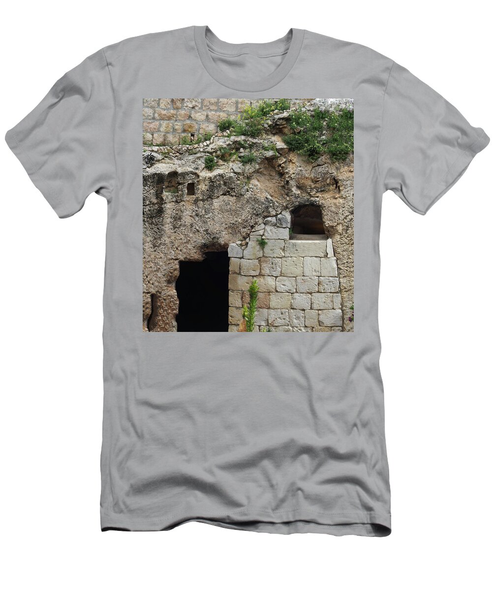 Tomb T-Shirt featuring the photograph Garden Tomb by Ginger Repke