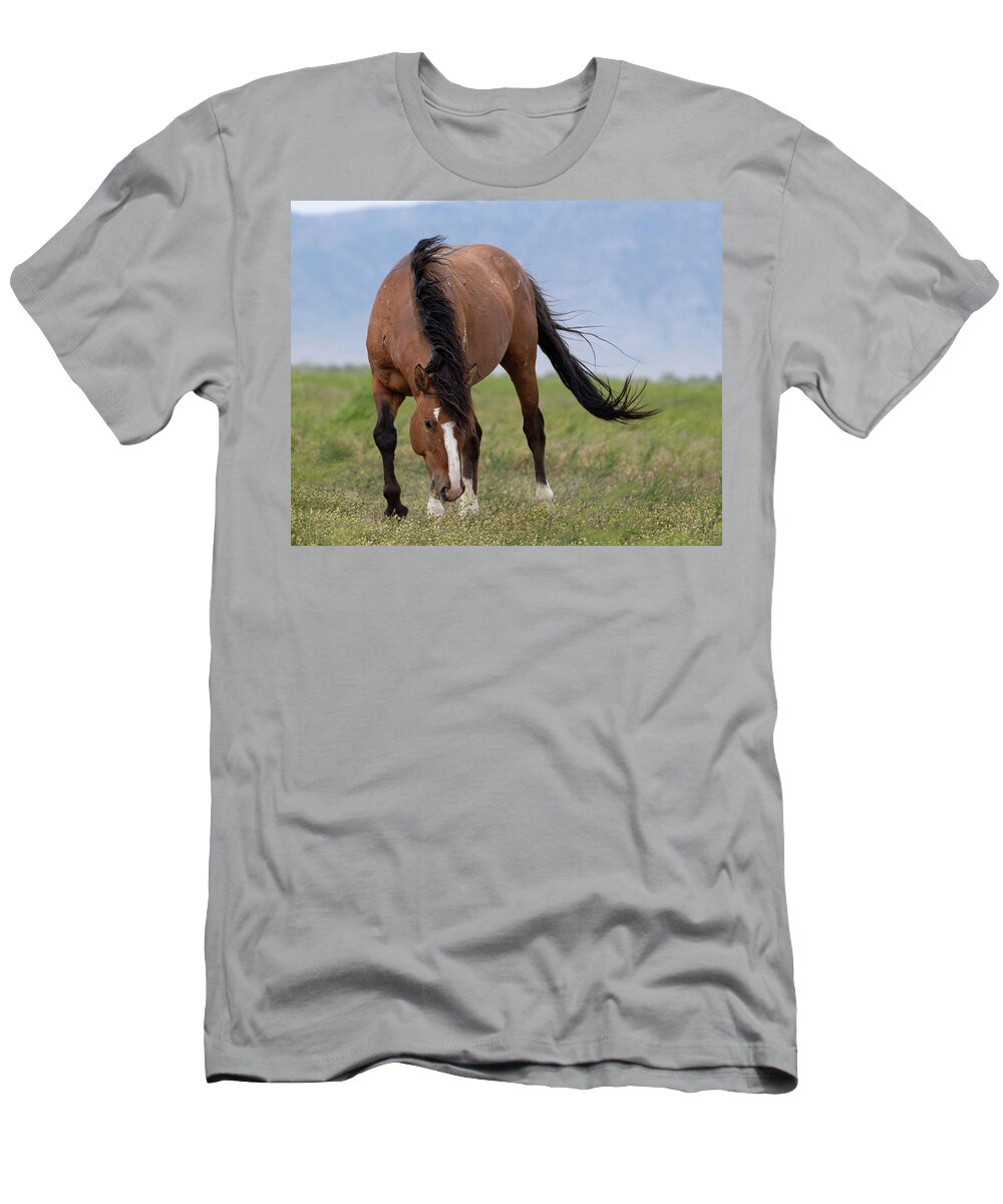 Wild Horses T-Shirt featuring the photograph Ghost by Mary Hone