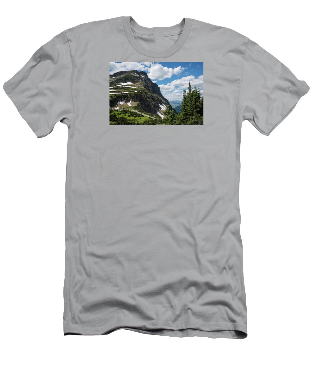 Glacier National Park T-Shirt featuring the photograph Glacier National Park by Carole Gordon