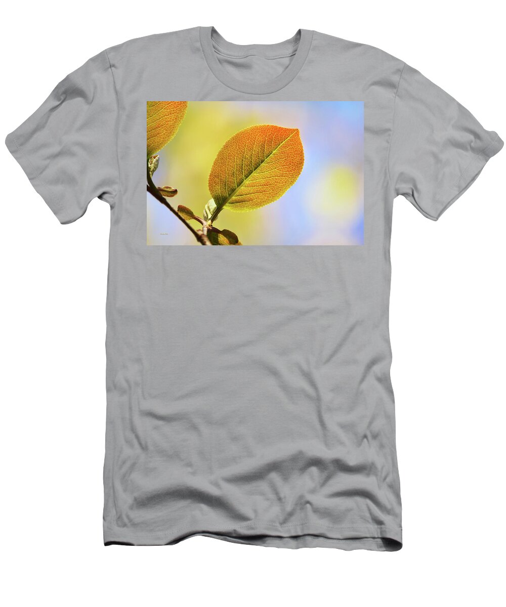 Gold Leaf T-Shirt featuring the photograph Gold Leaf by Christina Rollo