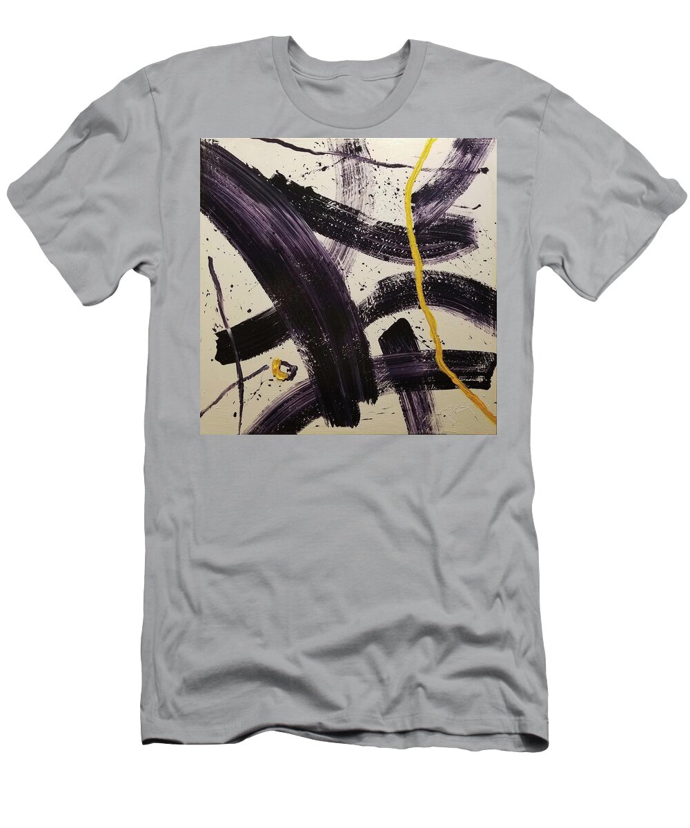 Goldfinger T-Shirt featuring the painting Goldfinger by Banning Lary