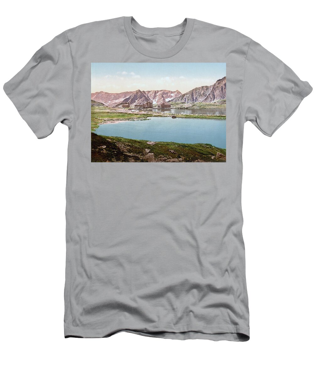 after school Armstrong beneficial Gotthard Hospice, St. Gotthard Pass, Airolo, Leventina, Ticino, Switzerland  1890. T-Shirt by Joe Vella | Pixels