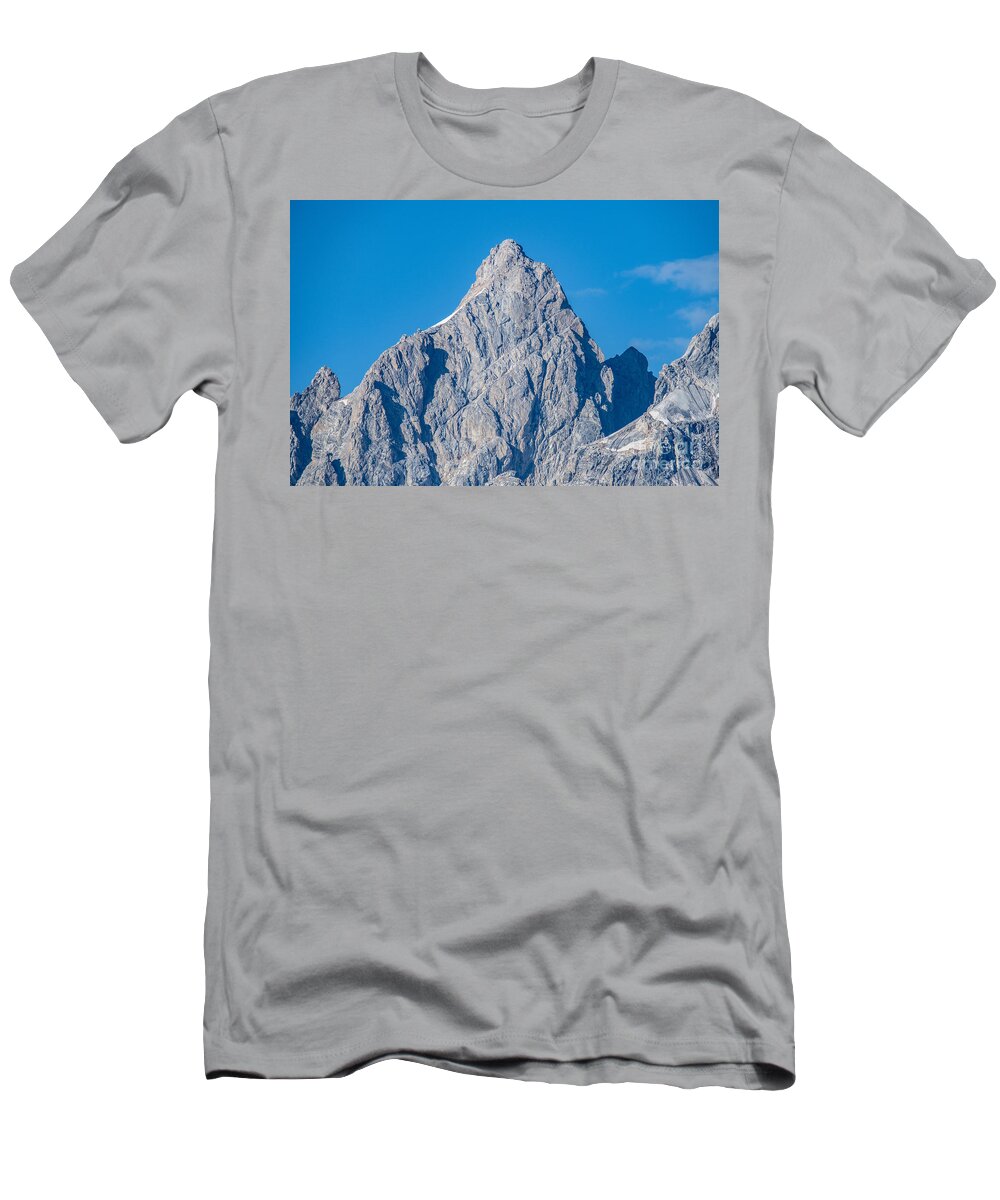 Grand Teton Peak T-Shirt featuring the digital art Grand Teton Peak by Tammy Keyes