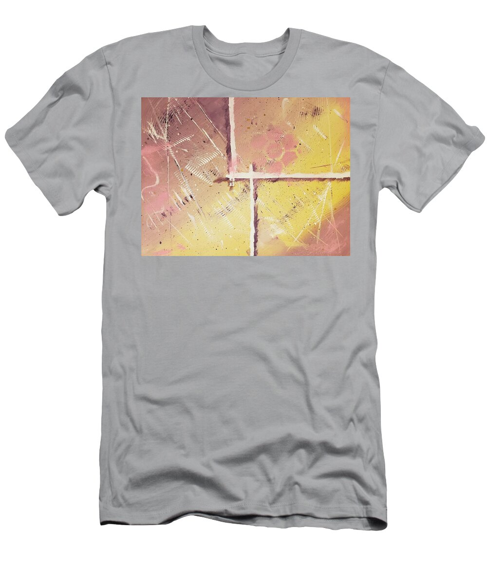  T-Shirt featuring the painting Grape Lemonade by Samantha Latterner