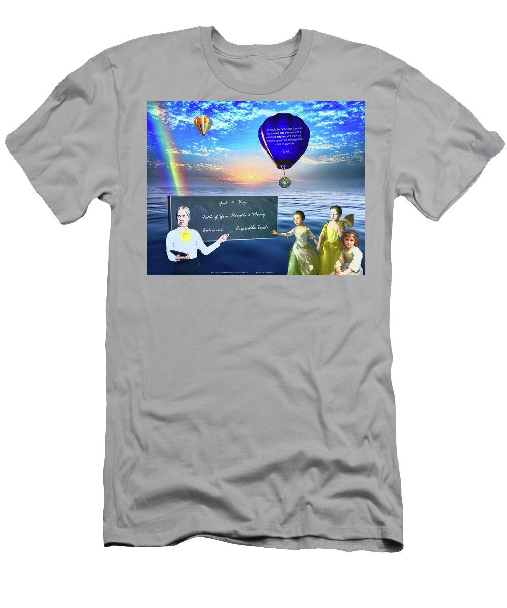 Children T-Shirt featuring the digital art Heavenly Message by Norman Brule
