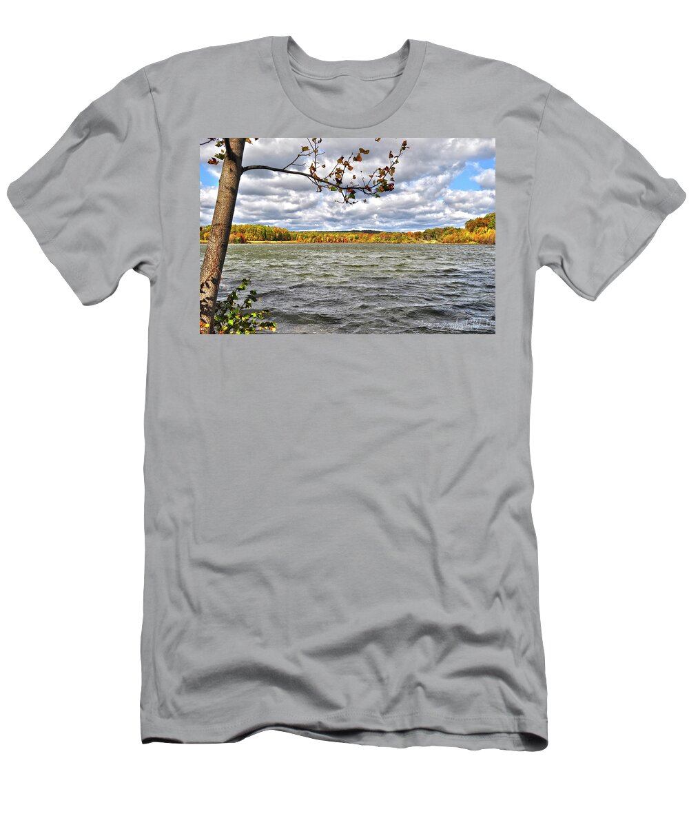 Hibernia T-Shirt featuring the photograph Hibernia Lake by Angela Black