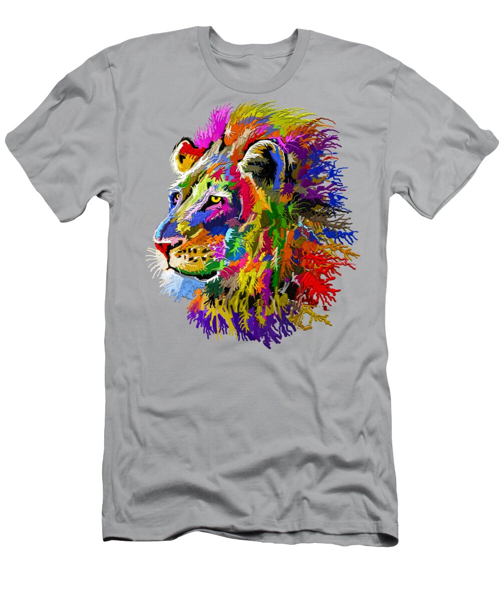 Horse T-Shirt featuring the painting His Majesty by Anthony Mwangi