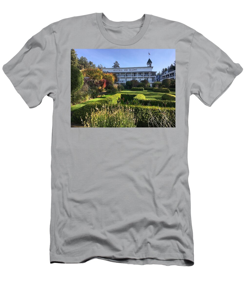Historic T-Shirt featuring the photograph Historic Hotel De Haro by Jerry Abbott