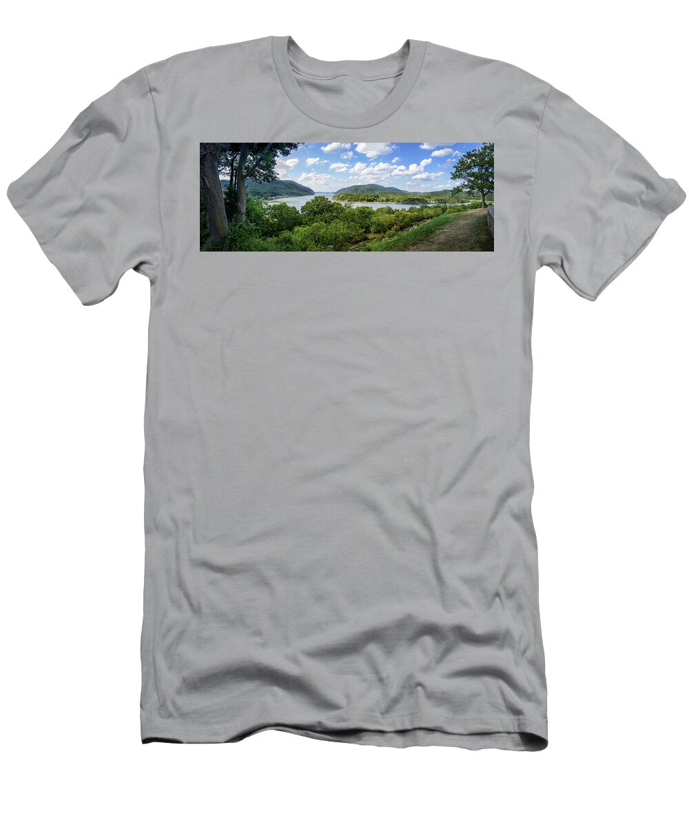Million Dollar View T-Shirt featuring the photograph Hudson View near West Point by Frank Mari