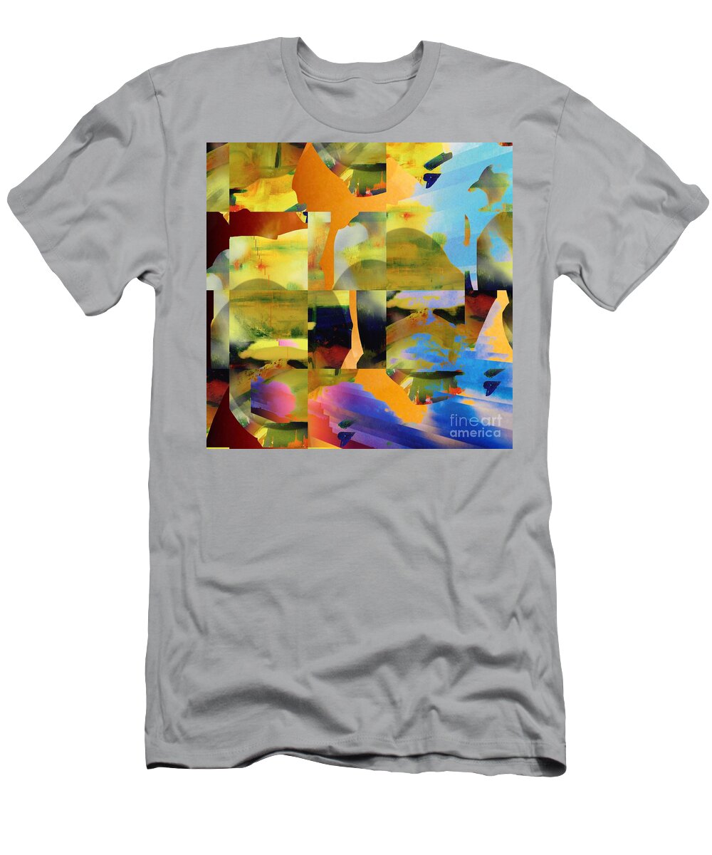 Contemporary Art T-Shirt featuring the digital art I Am Not Yet Ready For You by Jeremiah Ray