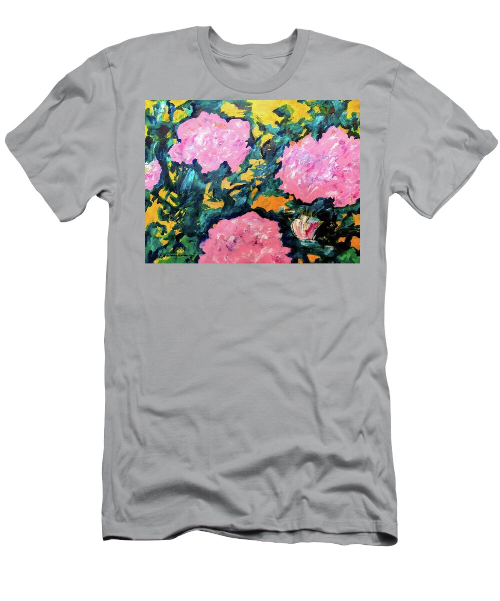 In Full Bloom T-Shirt featuring the painting In Full Bloom by Esther Newman-Cohen