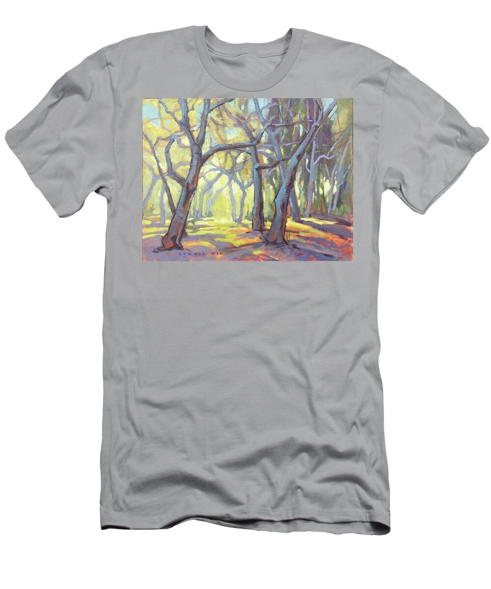 Forest T-Shirt featuring the painting In The Shade by Konnie Kim