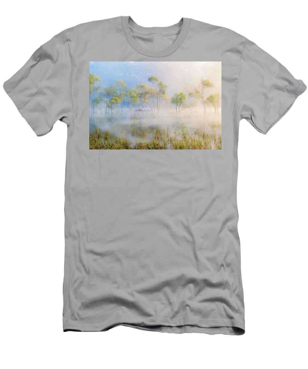 Swamp T-Shirt featuring the photograph In The Swamp by Khanh Bui Phu
