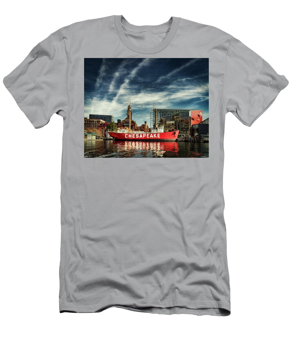 Attraction T-Shirt featuring the photograph Inner Harbor 4 by Bill Chizek