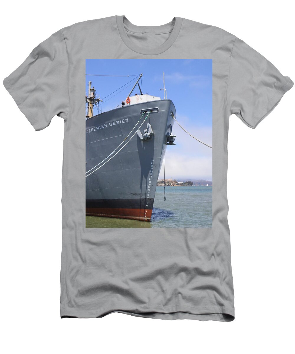 Ship T-Shirt featuring the photograph Jeremiah O' Brien by Heather E Harman