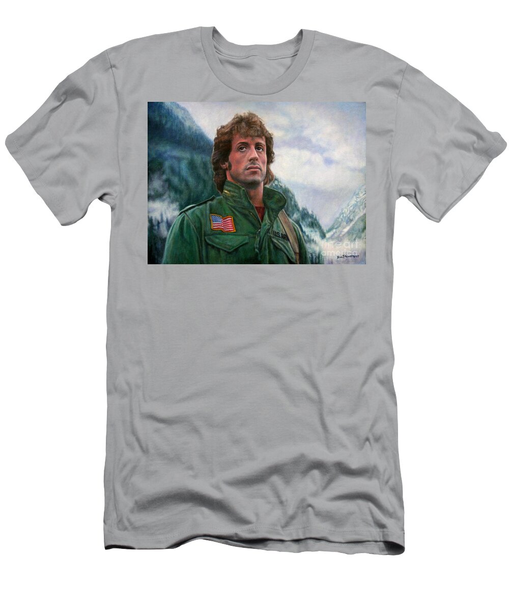 Stirre sfære modstand John Rambo - First Blood T-Shirt by Bill Pruitt - Pixels