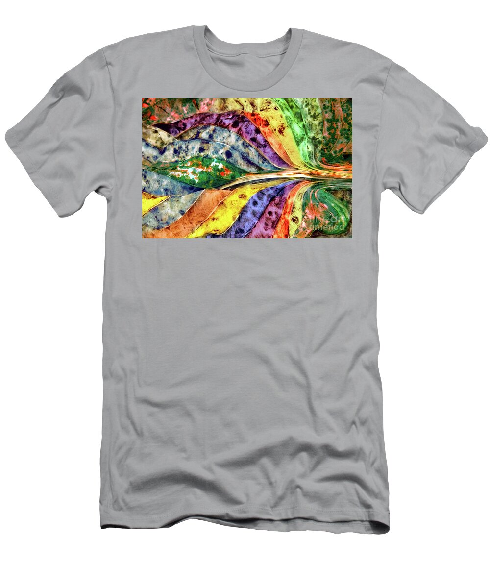 Abstracts T-Shirt featuring the photograph Joseph's Coat by Marilyn Cornwell