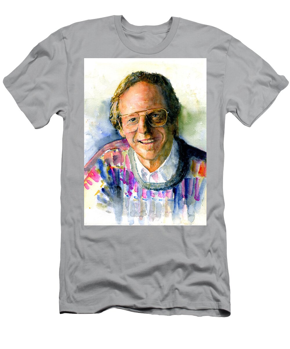 Ken Kragen T-Shirt featuring the painting Ken Kragen by John D Benson
