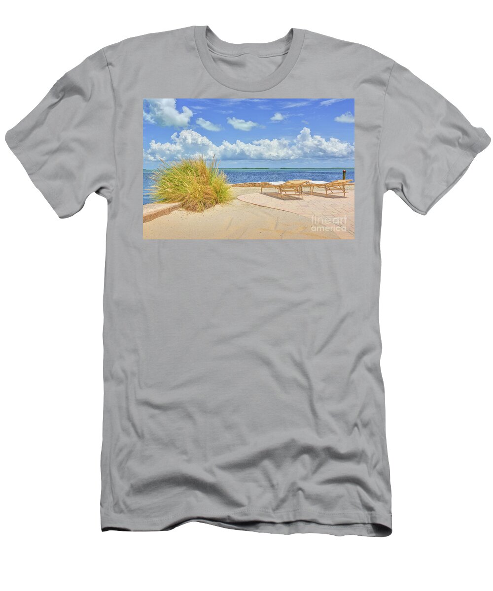 Key Largo T-Shirt featuring the photograph Key Largo Getaway by Olga Hamilton