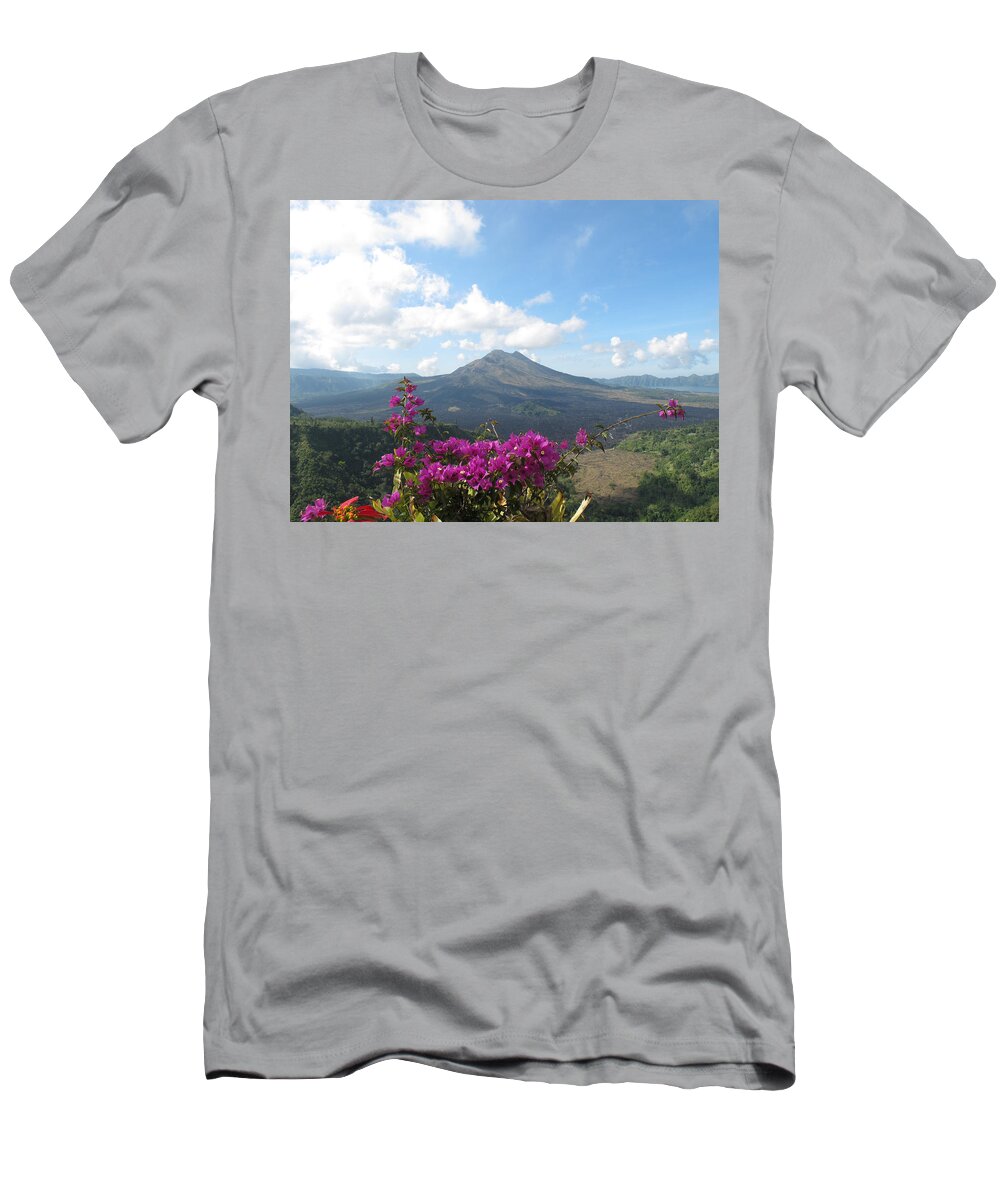 Bali T-Shirt featuring the photograph Kintamani Volcano Bali by Mark Egerton