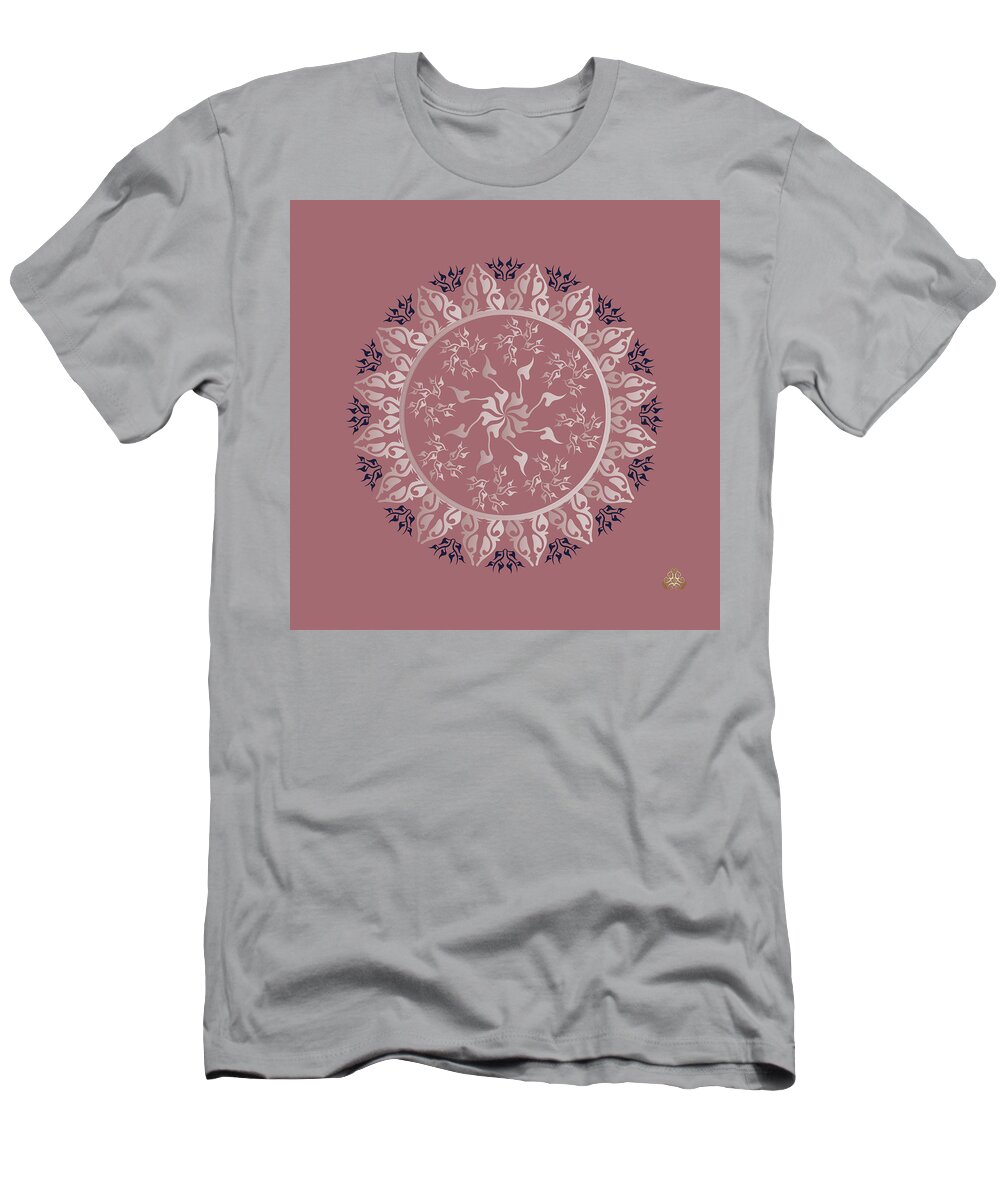 Mandala T-Shirt featuring the digital art Kuklos No 4351 by Alan Bennington