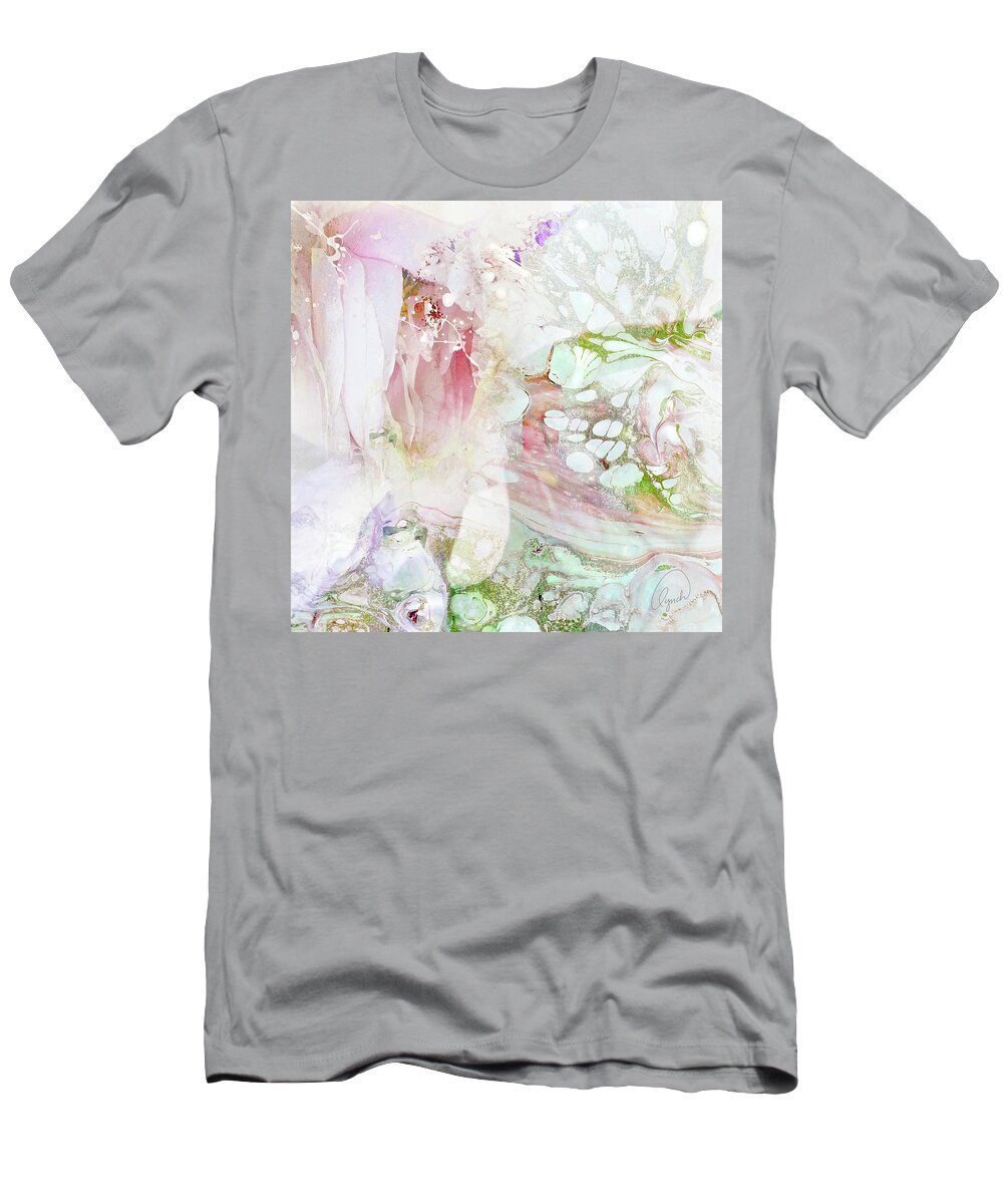Floral T-Shirt featuring the photograph Lady's Slipper by Karen Lynch