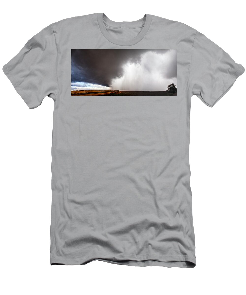 Storm Clouds T-Shirt featuring the photograph Last Storm Chase of 2023 040 by Dale Kaminski