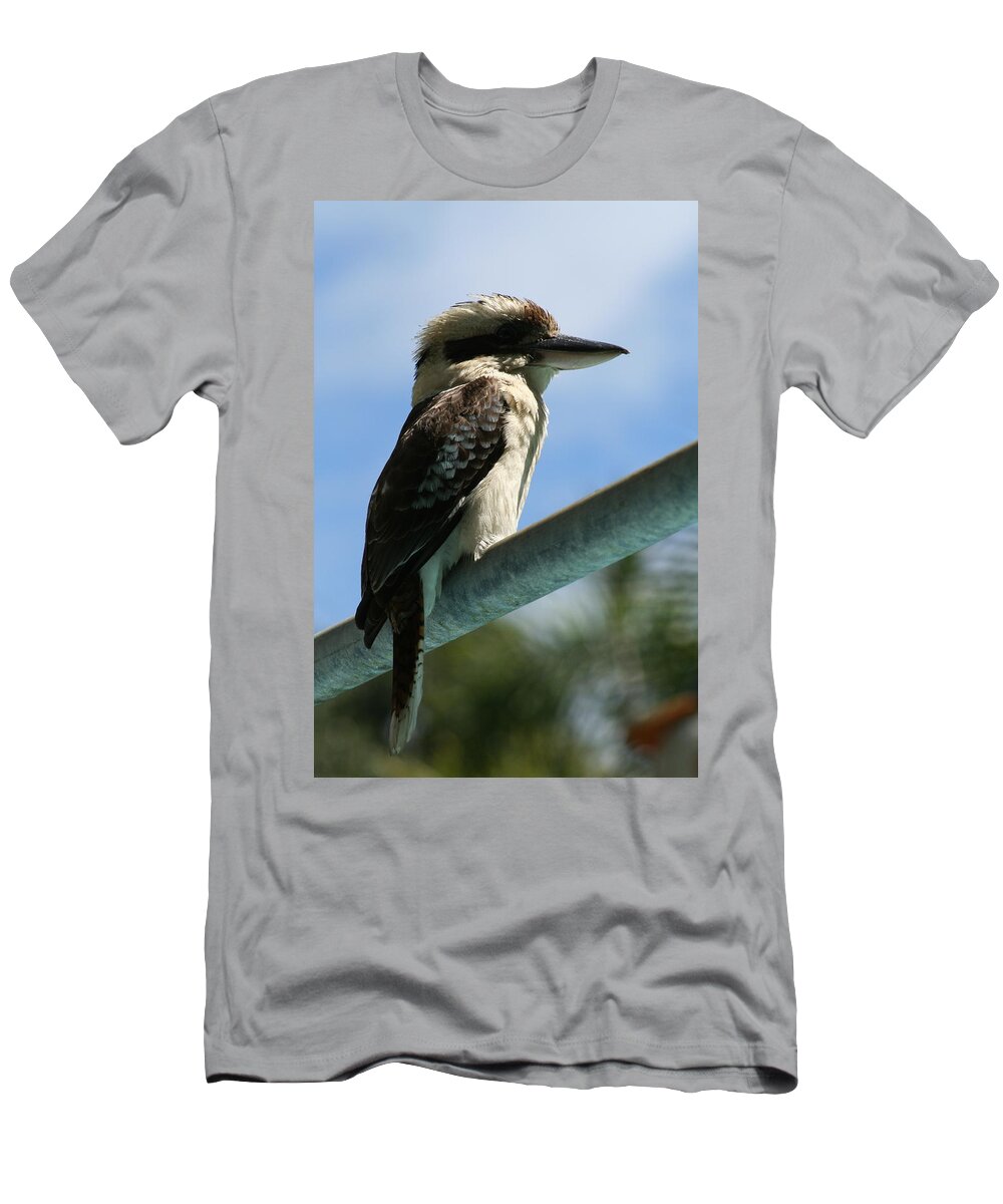 Animals T-Shirt featuring the photograph Laughing Kookaburra by Maryse Jansen